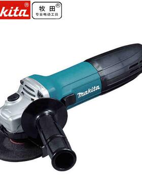 makita牧田角磨机GA4031 GA4030工业级4寸手磨机切割机多用磨光机