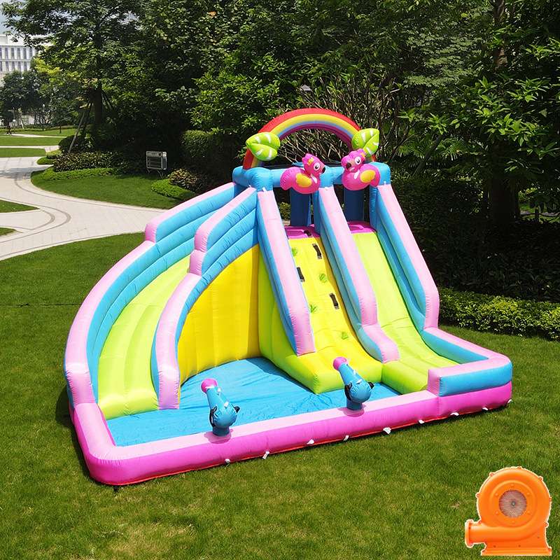 幼儿室内充气滑梯 小型充气城堡 儿童蹦蹦床充气城堡 baby bounce