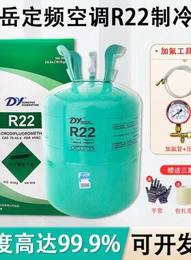 正品东岳R22空调制冷液氟利昂雪种制冷剂r410a冷媒冰种冷库制冷剂