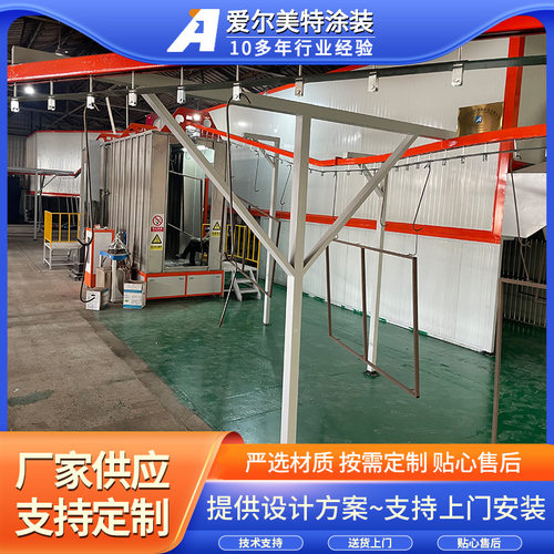 涂喷粉设备喷塑设备静喷设备喷涂流线生物粒护栏粉线