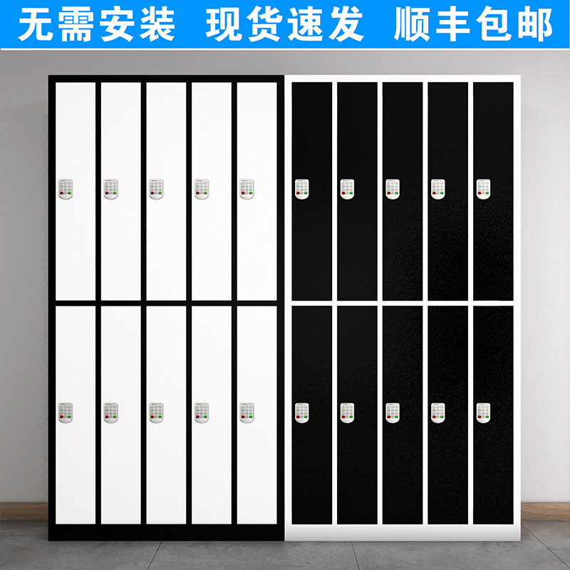 钢制台球杆存放柜子展示柜球杆放置架专用会员柜带密码锁
