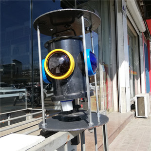 铁路led太阳能信号灯  工厂轨道信号指示灯不用插电的标志灯