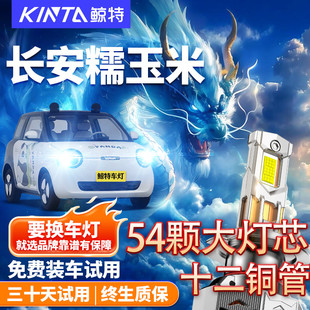 远近光一体超亮前车灯 长安LUMIN糯玉米LED大灯泡改装 适用22 24款