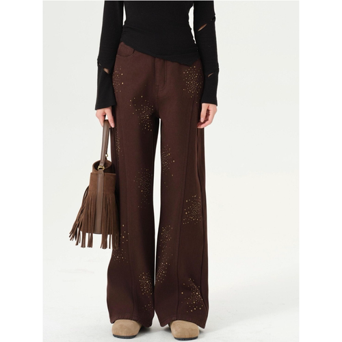 枫叶重生牛仔裤高腰女款