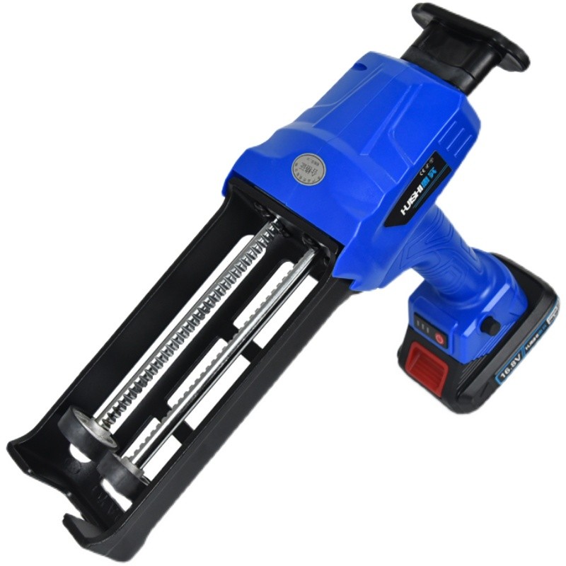 电动美缝胶枪全自动瓷砖美缝双管C美缝剂打胶机电动打胶神器施工