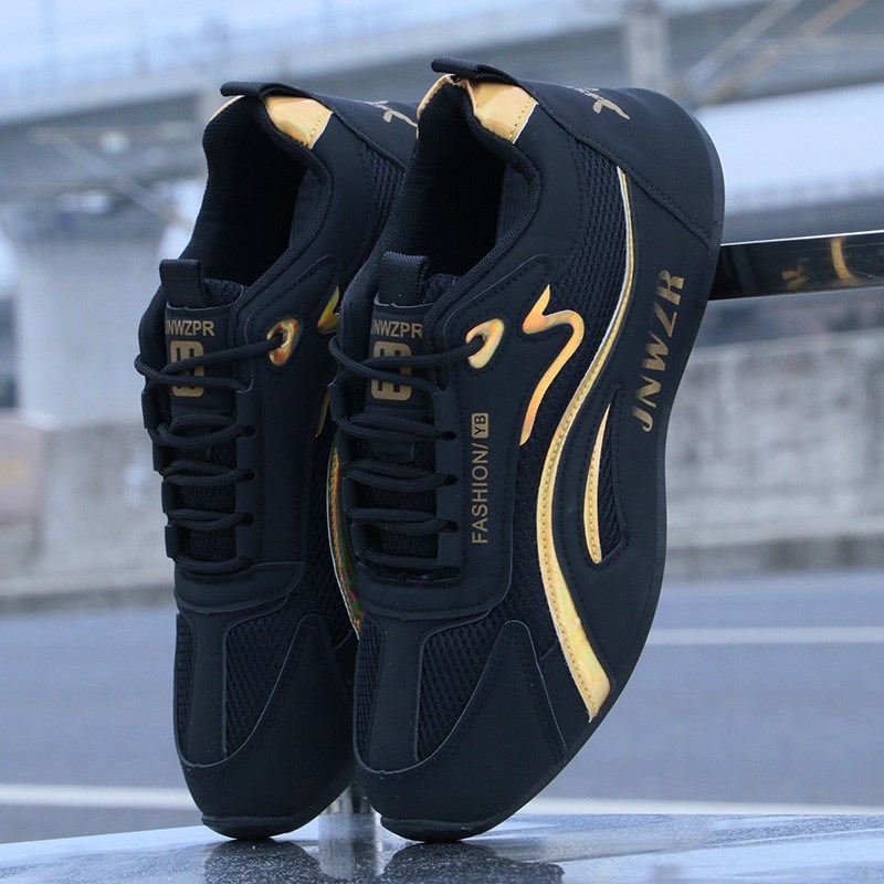 男鞋2025春夏季跑步鞋透u气网面运动鞋百搭防滑软底休闲鞋男士鞋