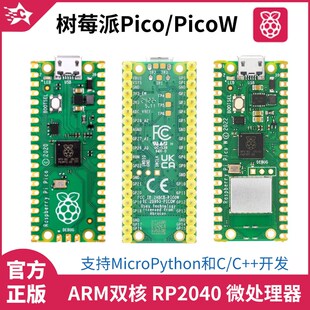 Pico双核RP2040处理器Python编程 开发板Raspberry 树莓派Pico