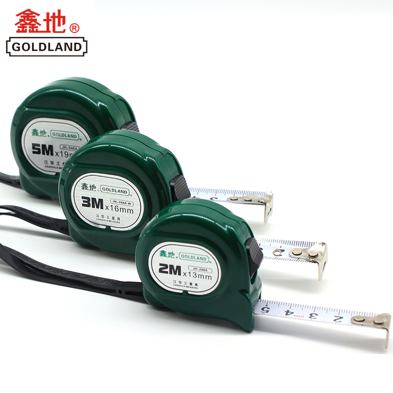 江华鑫地钢卷尺2/3/5/7.5/10/高精度卷尺木工公制耐磨防摔包邮