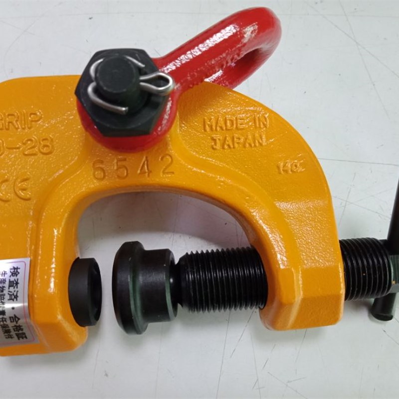 日本世霸SUPERSCC-0.5起重器G型立吊铗具卡吊钳起吊夹木托盘夹