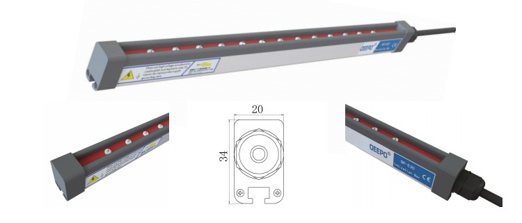 厂家直销QP-E30静电消除器平衡消除棒印刷纺织除静电离子棒
