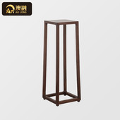 新中式 花架全实木禅意现代简约阳台置物架客厅中国风室内盆景家具