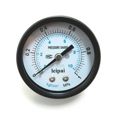 轴向压力表 Y50Z 1mpa 10kgf/cm2 2.5级 直径52mm ZG1/8 leipai