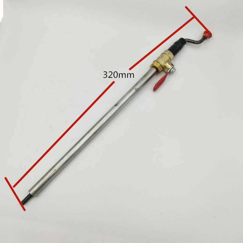 汽车轮胎打气嘴充气嘴快速加气咀带胎压气压表充气杆充气管子接头