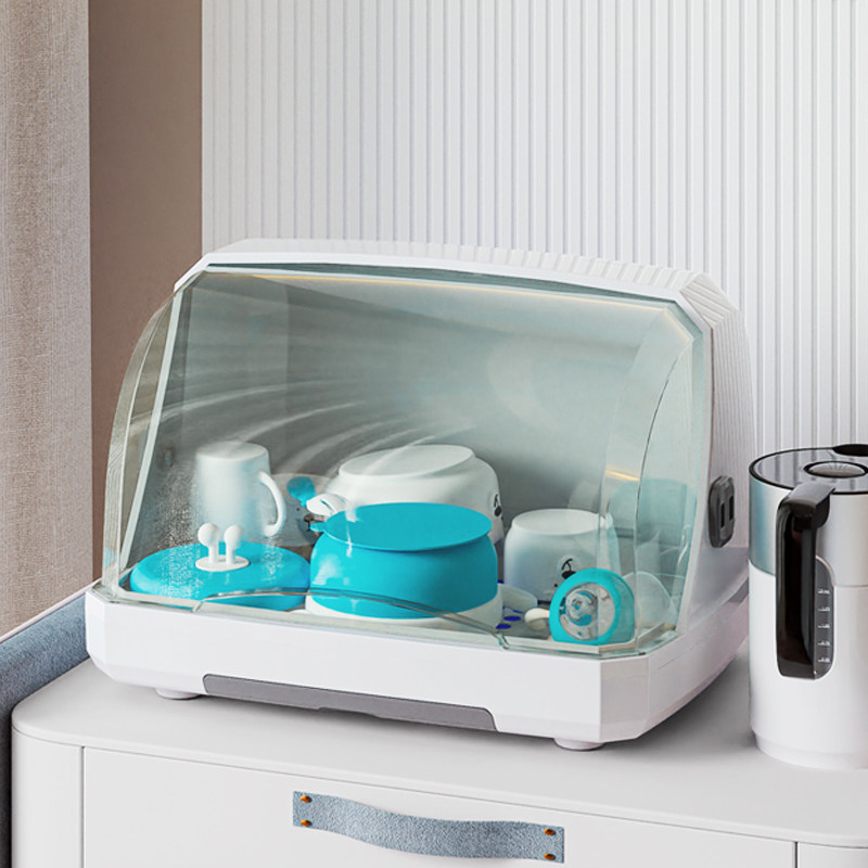 大号宝宝奶瓶收纳箱收纳盒沥水架婴儿餐具放碗筷辅食工具置物架柜