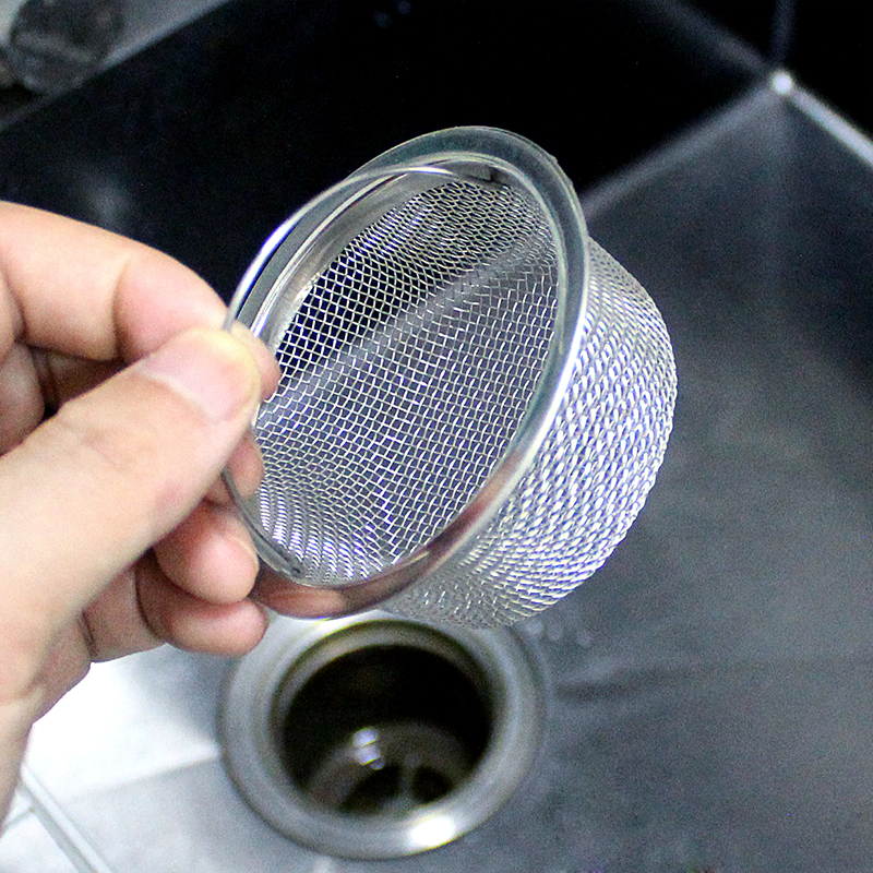 厨房水槽过滤网不锈钢垃圾沥水篮内嵌式