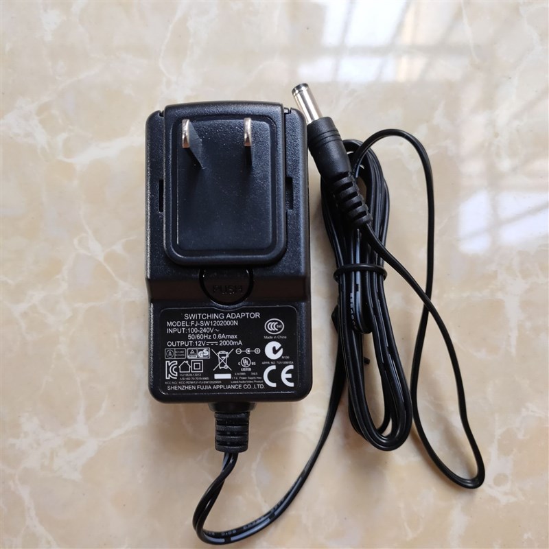 原装FUJIA福佳12V2000mA开关电源适配器FJ-SW1202000N/C/P/U适用