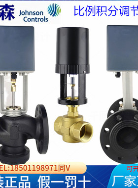 江森温控动态平衡调节阀比例积分空调电动二通螺纹阀模拟量VA7200