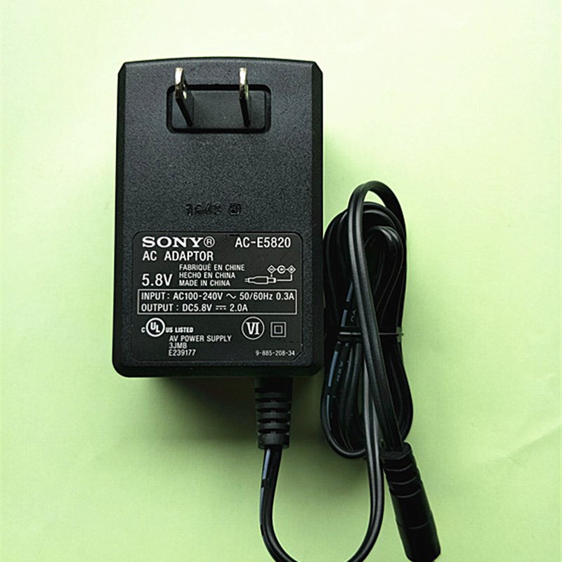 正品索尼MD随身听 收音机电源线5.8V-6V通用充电器插头4.0*1.7MM