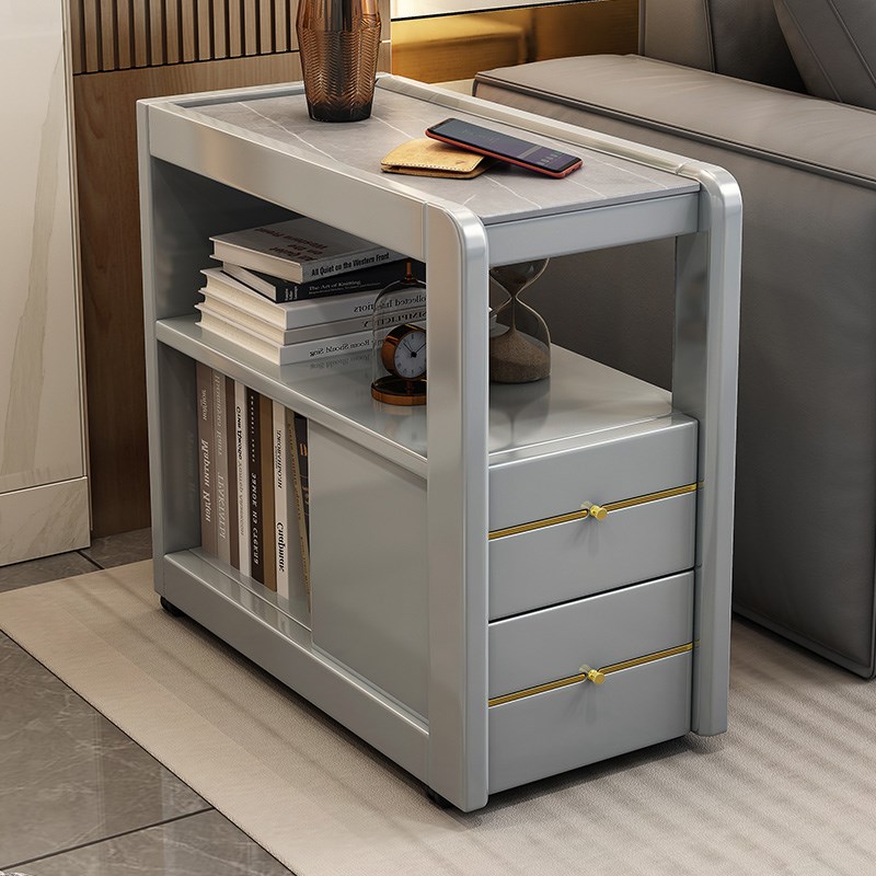 实木边几沙发角几茶几墙边小柜子卧室床头柜可移动简约储物柜边柜