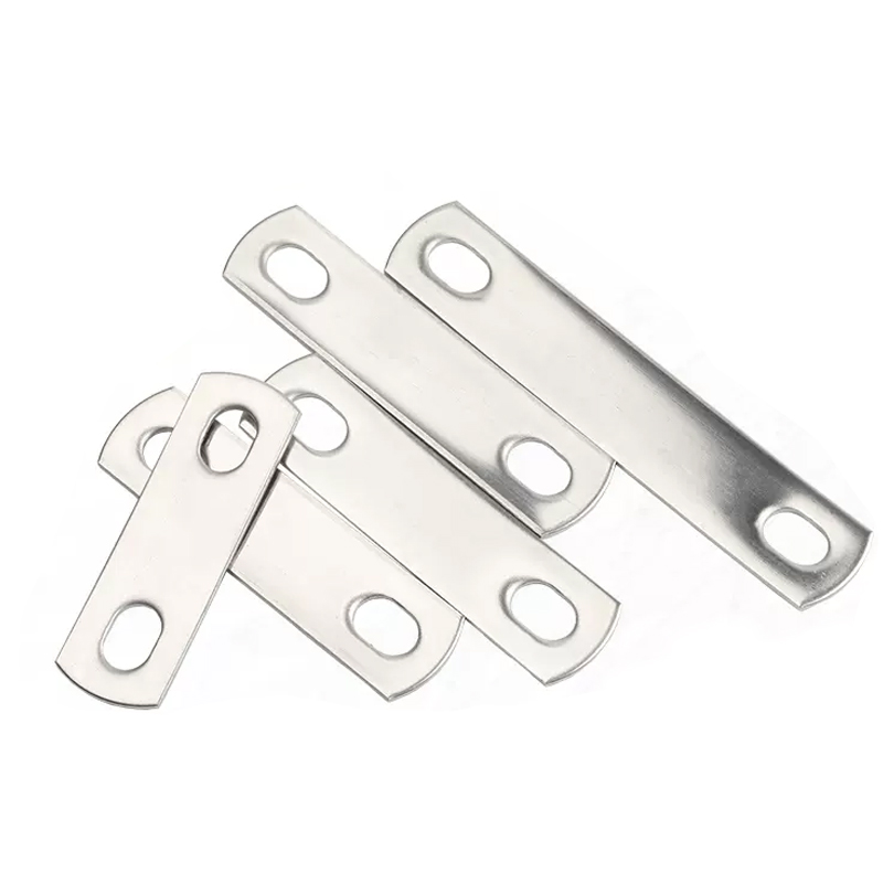 304不锈钢U型卡挡板 管卡挡片 方形垫片 卡扣管夹U型螺丝螺栓挡板