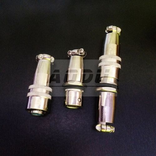 连接器 XS10JK-2 3 4芯 5P/Y航空插头 镀金 电缆式对接金属连接器