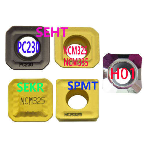 克洛伊铣刀片SEHT1204AFF NCM325 335 PC230 H01 SEKR SPMT120408