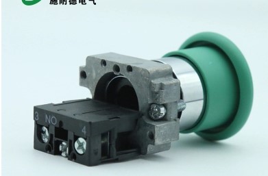 金属蘑菇头按钮开关XB2BC31 CBC41C 22mm自复位1NO