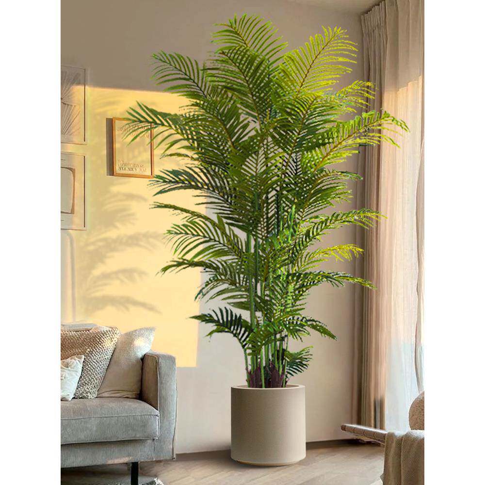 散尾葵仿真绿植高端轻奢室内客厅大型落地盆栽摆件仿生植物假花树