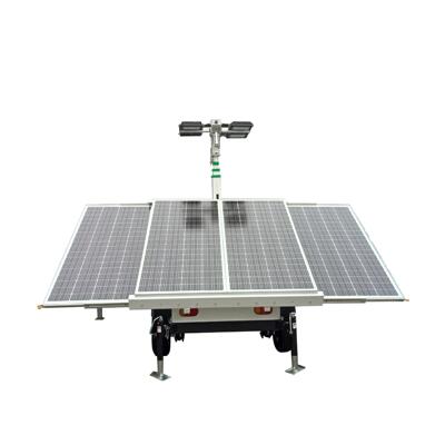 SLW6130太阳能光伏储能发电站照明系统，拖车式移动灯塔移动照明