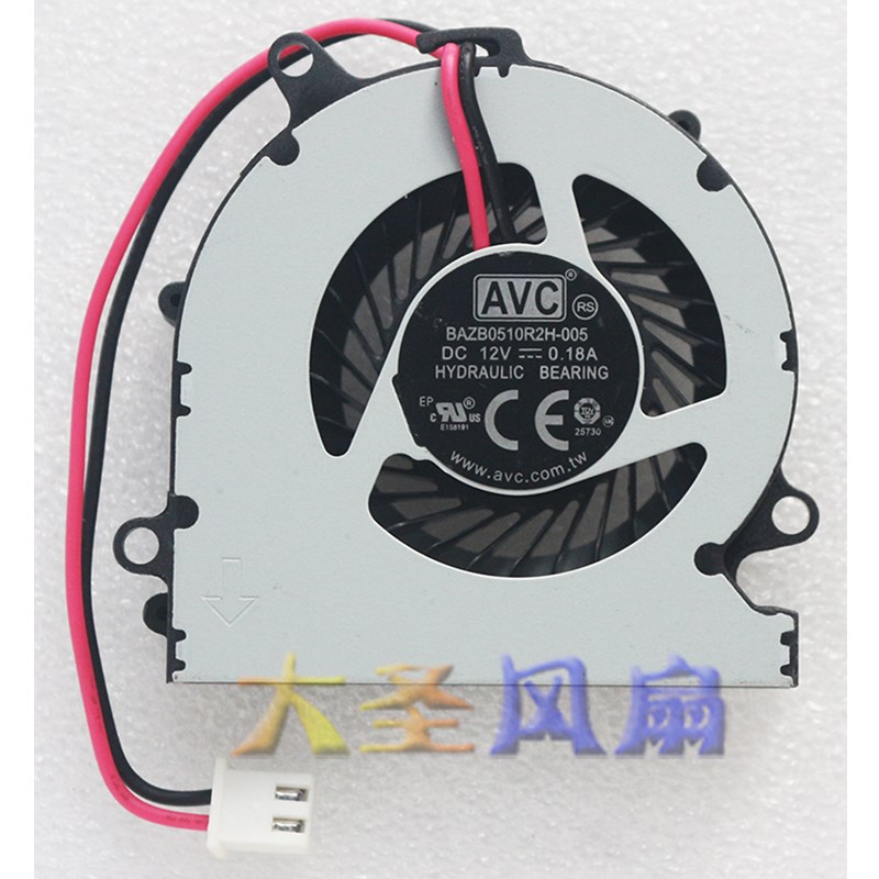 AVC BAZB0510R2H-006 12V 0.18A 2线 CPU散热风扇