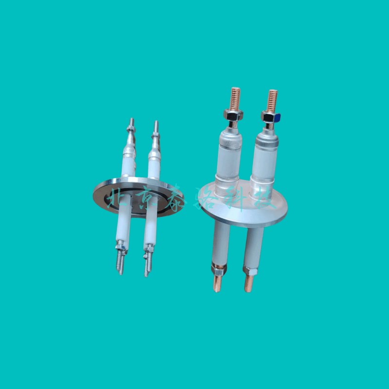 真空KF法兰高压电极/导线溃通接线陶瓷绝缘法兰KF16 25 40 50