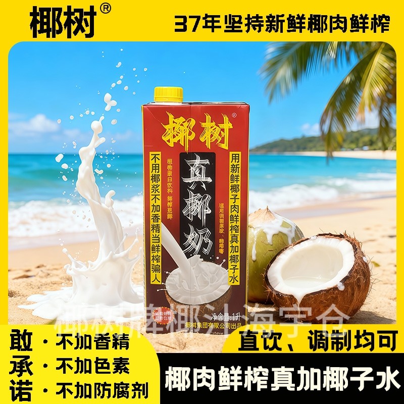 椰树牌真椰奶1L植物蛋白椰香醇厚图片