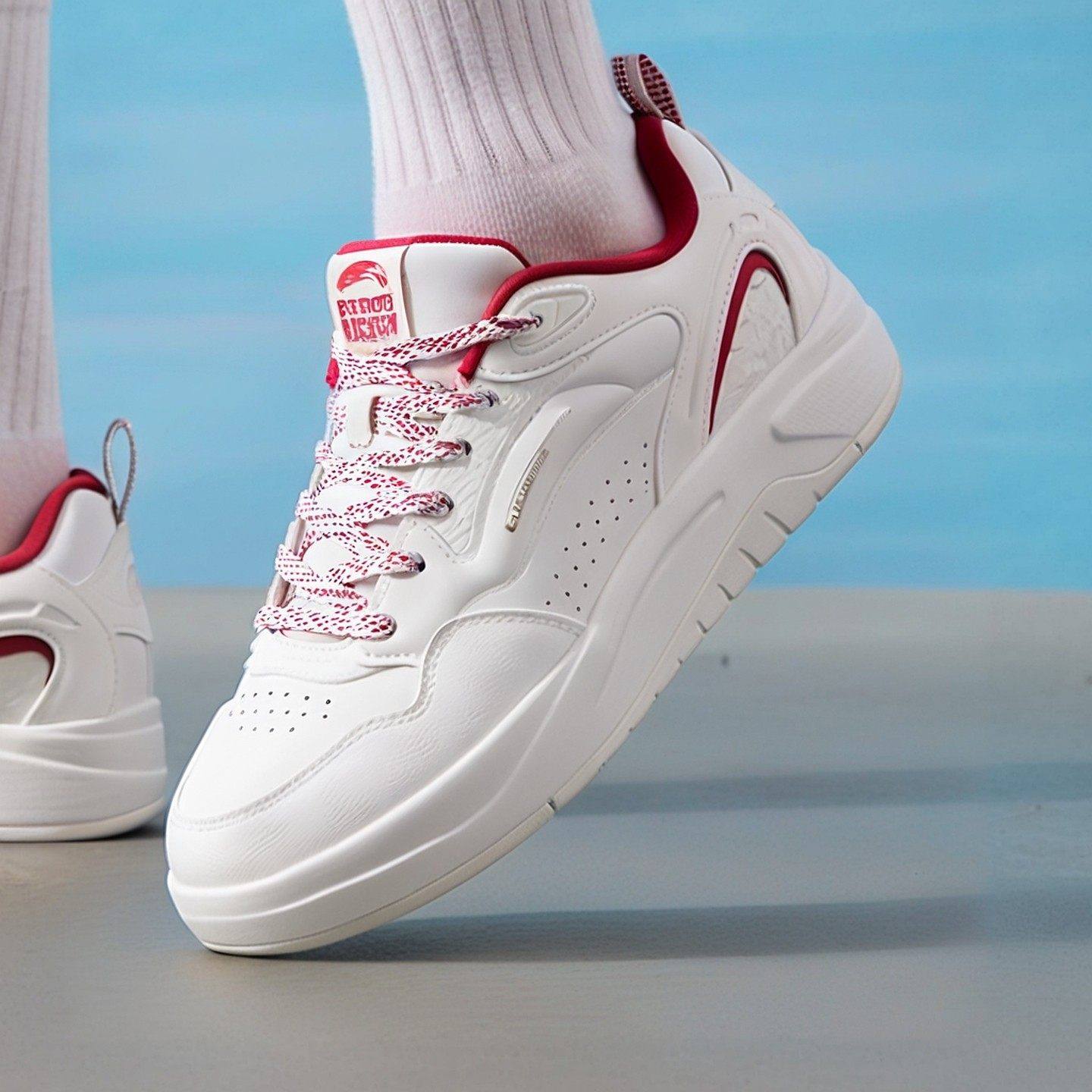 特步启浪lite板鞋2026春季新款女鞋保暖休闲运动鞋女士平底小白鞋,运动鞋new,跑步鞋,淘宝优惠券,粉丝福利购,淘宝优惠卷