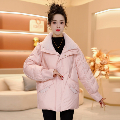 洋气百搭时尚保暖加厚显瘦羽绒服新款宽松2025年秋冬【SJYF5335】