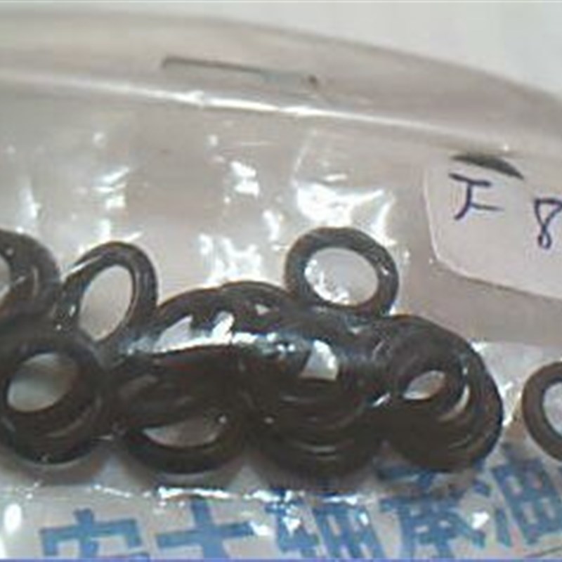 F 8X1.5 8*1.5 氟胶耐油耐酸碱O型密封圈外径8内径5线径1.5毫米