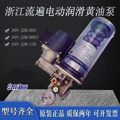 浙江流遍油脂润滑泵DBN-J20/08D3/08E/08D15D3/15E冲床电动黄油泵