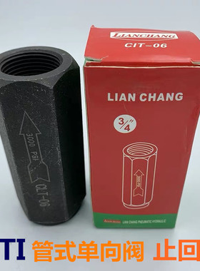 CIT高压直通单向阀液压油压止回阀管式止逆阀CIT-02/03/04/06/08