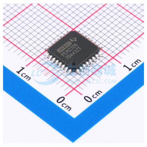 ADC/DAC-专用型 PCM2706PJT TQFP-32(7x7) I2S 原装配单