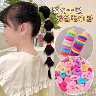 儿童小发圈女孩小皮筋高弹力耐用宝宝扎头发绳不伤发头绳辫子绳
