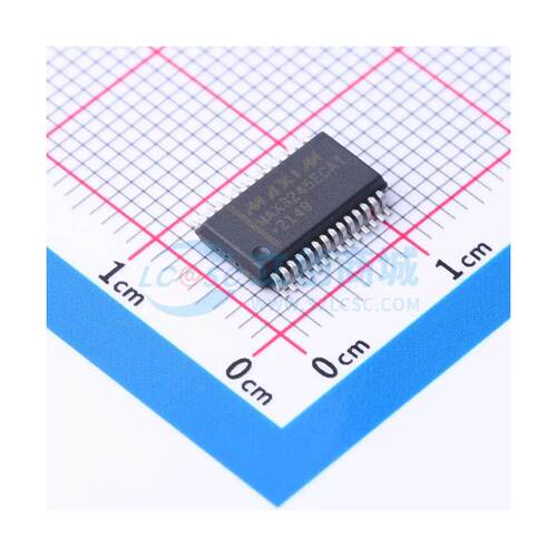 RS232芯片 MAX3245ECAI+ SSOP-28-208mil 收发器