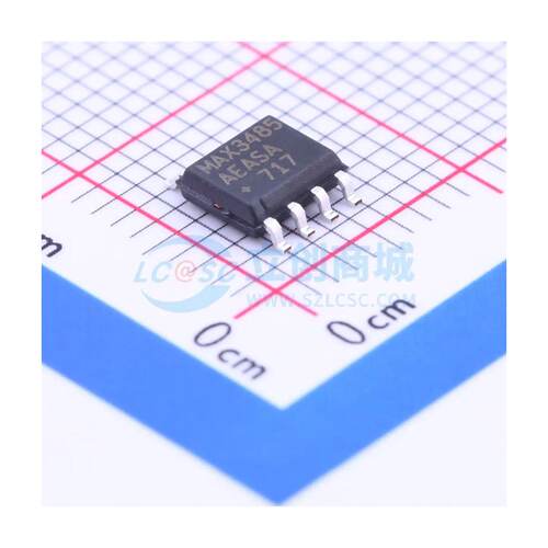 RS-485/RS-422芯片 MAX3485AEASA+ SOIC-8 收发器