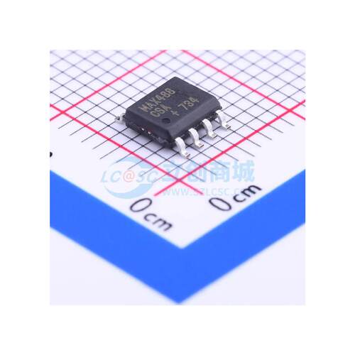 RS-485/RS-422芯片 MAX488CSA+T SOIC-8 收发器