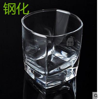 A5L6个装威士四方杯酒吧威士忌杯玻璃啤酒 玻璃杯烈酒洋酒杯