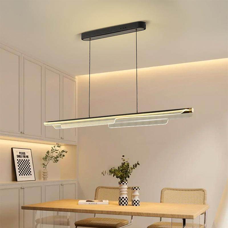 北欧餐厅吊灯极简个性客厅创意现代吧台茶室前台2023新款LED吊灯