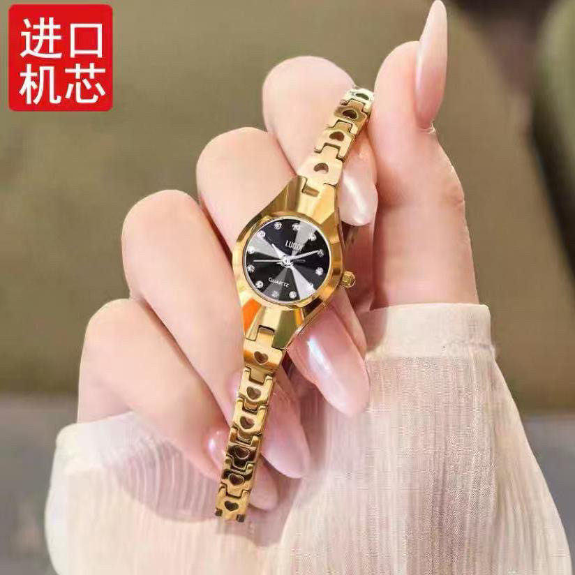 罗迪正品全自动女士手表防水钨钢表夜光小巧气质腕表时尚百搭女款
