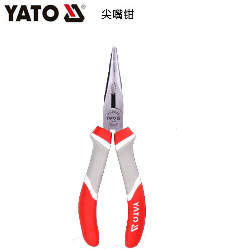 欧洲YATO易尔拓工具 尖嘴钳6寸8寸家用电工尖口钳YT-6603 6604,工业油品/胶粘/化学/实验室用品,实验室漏斗,淘宝优惠券,粉丝福利购,淘宝优惠卷