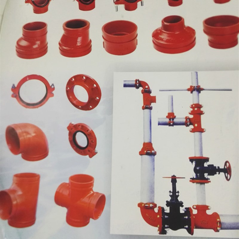 消防沟槽弯头DN65沟槽弯头108镀锌管安装消防弯头89 159 219 133