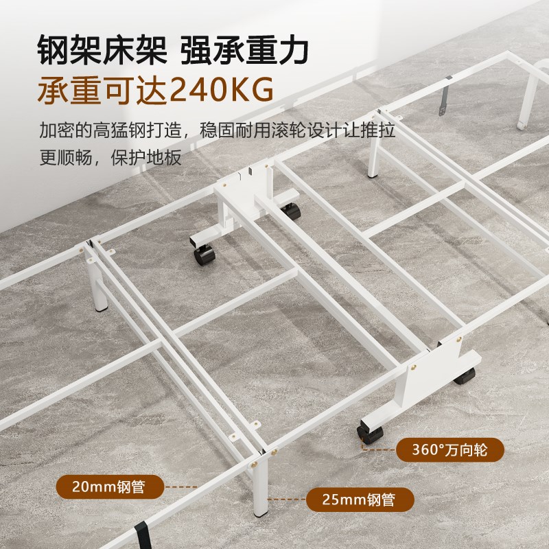 午休折叠床办公室午睡床单人躺椅简易H工位成人陪护行军床小巧轻