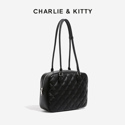 【赵露思同款】CHARLIE&KITTY轻奢小众高级感包包2025新款菱格包