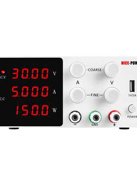 nicepower卧式直流稳压电源SPS-W305/W3010/W605/W120330V10A可调